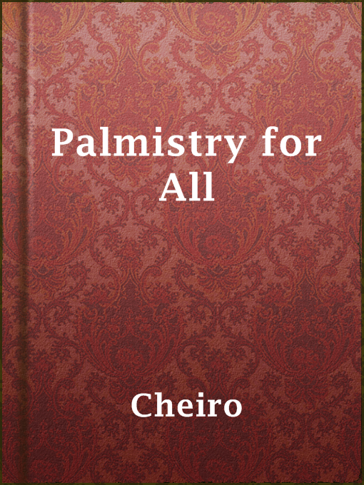Title details for Palmistry for All by Cheiro - Available